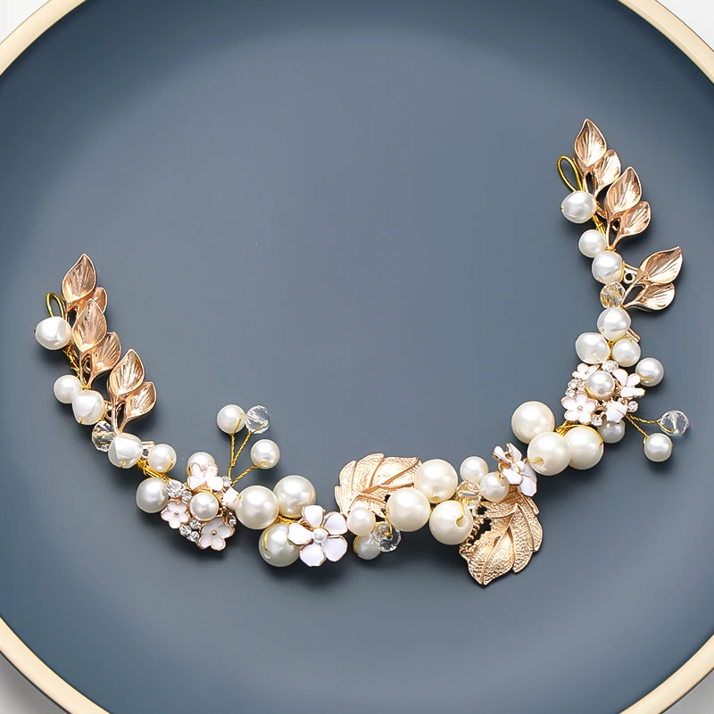Ethnic Fashion Jewellery - Diadème en perles de cristal pour