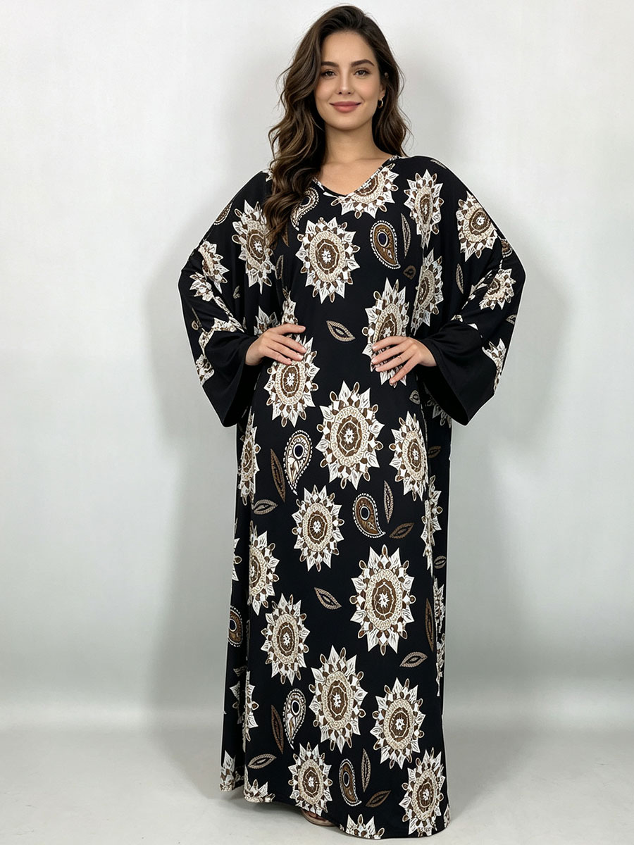 Ethnic Fashion Dress - Robe maxi grande taille pour femmes,