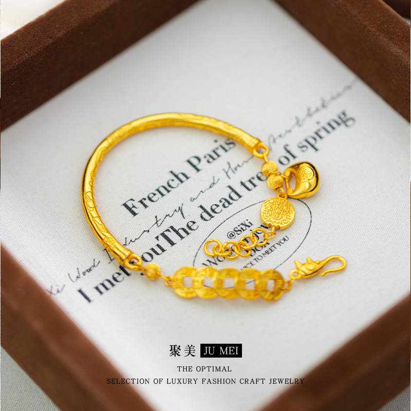 Ethnic Fashion Store - Bracelet en or véritable 9999 24K
