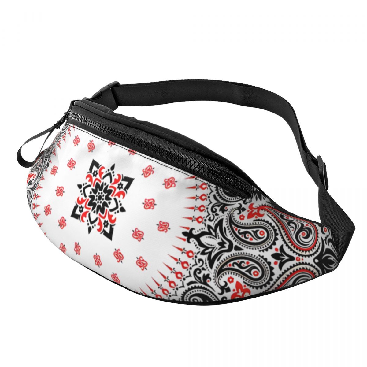 Ethnic Fashion For Men - Sac banane personnalisé à motif floral