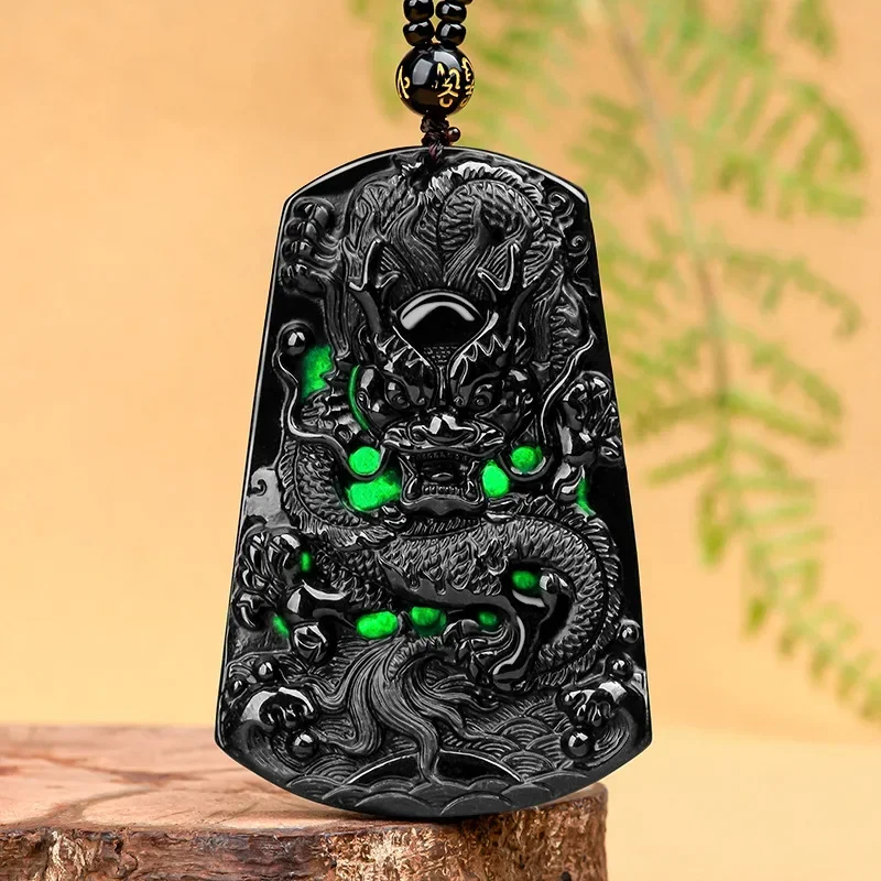 Ethnic Fashion Brands - Pendentif en jade naturel de qualité