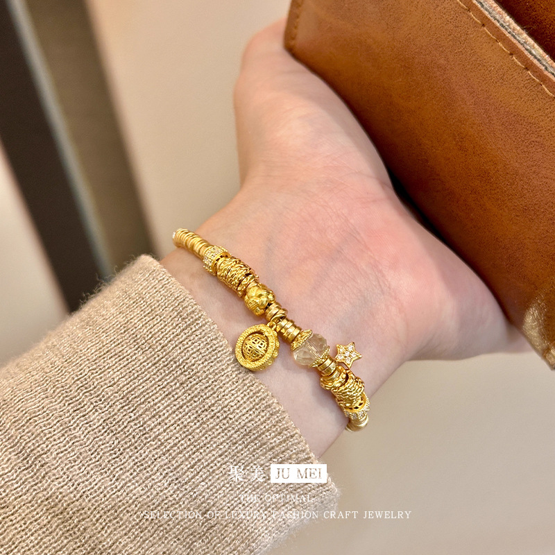 Ethnic Fashion Store - Bracelet en or véritable 24 carats