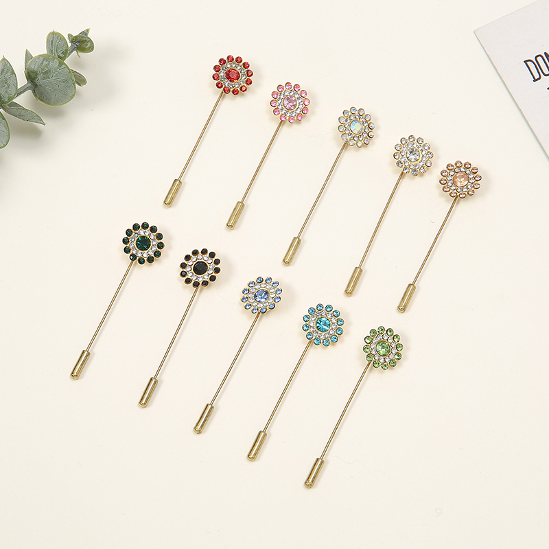 Ethnic Fashion Accessories - Broche à Double Couche en Forme