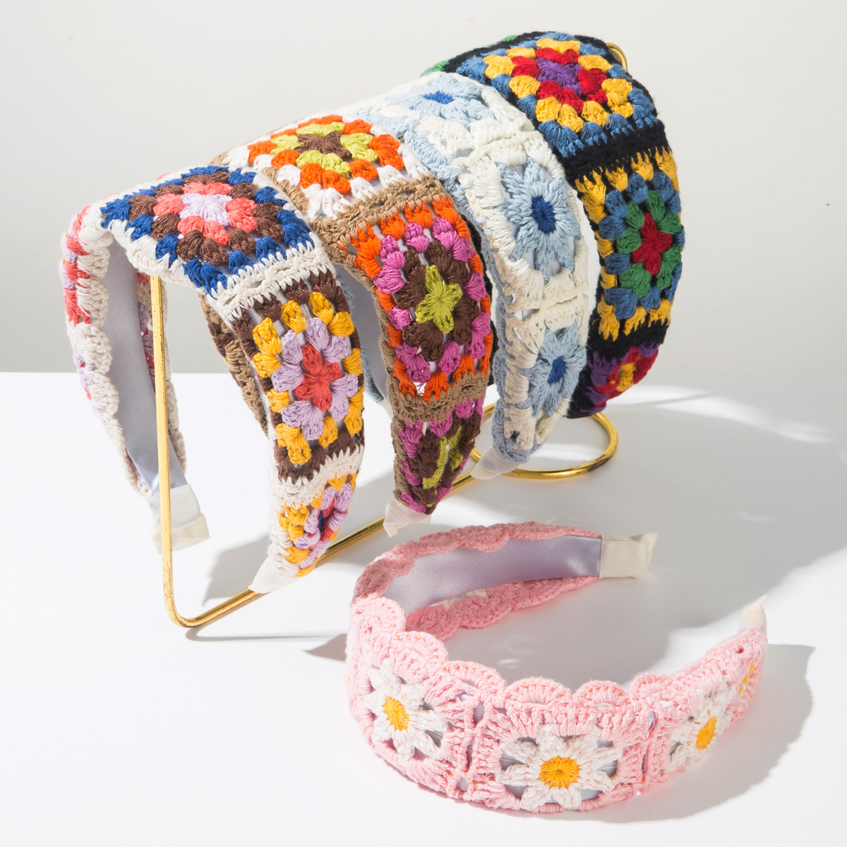 Ethnic Fashion Accessories - Bandeau Bohème Tricoté à la Main