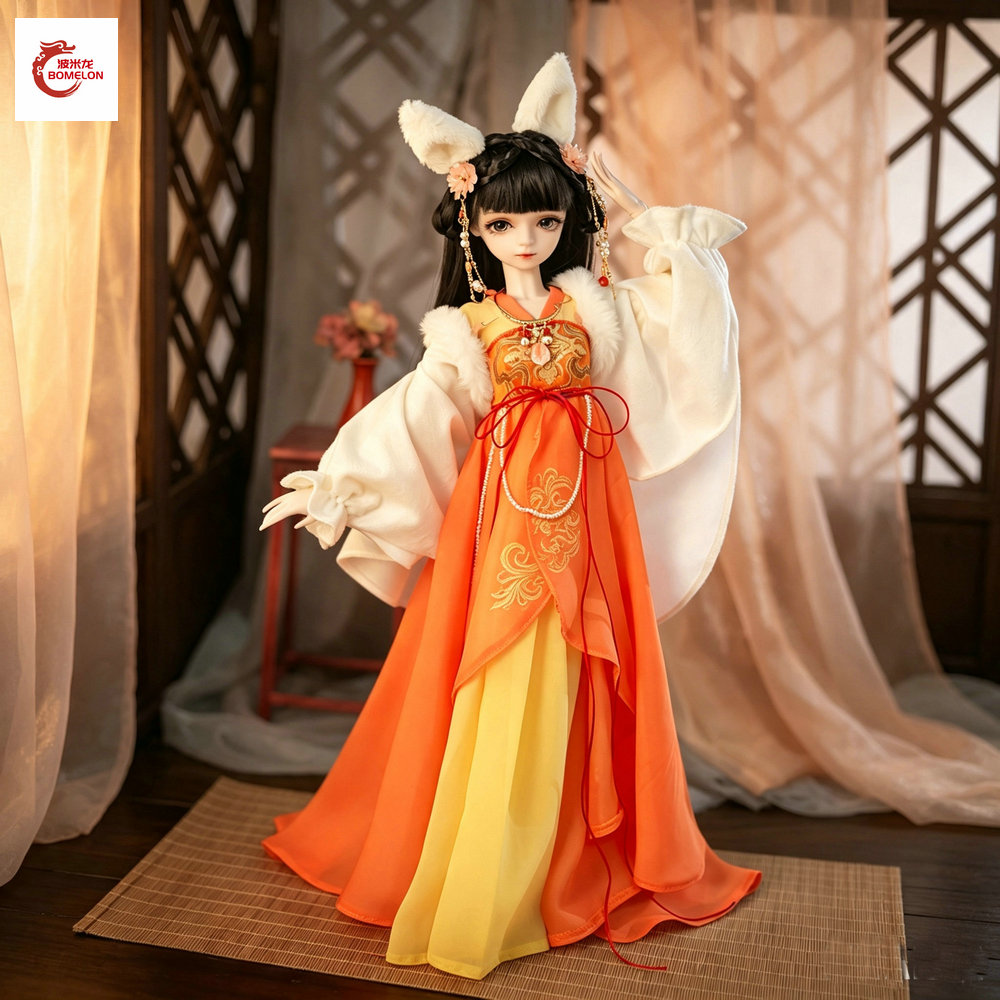 Ethnic Fashion Girls - Poupées BJD Artisanales 1/3, Ensemble Complet,