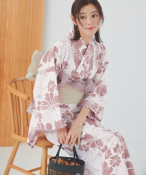 Ethnic Fashion Girls - Yukata Kimono Traditionnel en Coton et