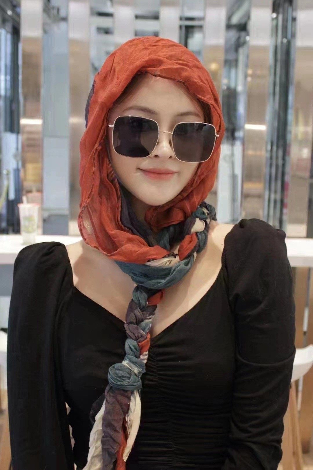 Foulard pour femme à imprimé e - Ethnic Fashion Accessories avis et prix