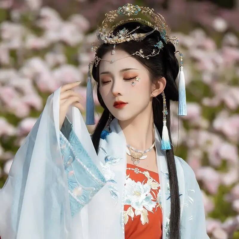 Couronne de cheveux Hanfu chin - Ethnic Fashion Accessories avis et prix
