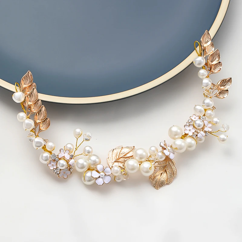 Diadème en perles de cristal p - Ethnic Fashion Jewellery avis et prix