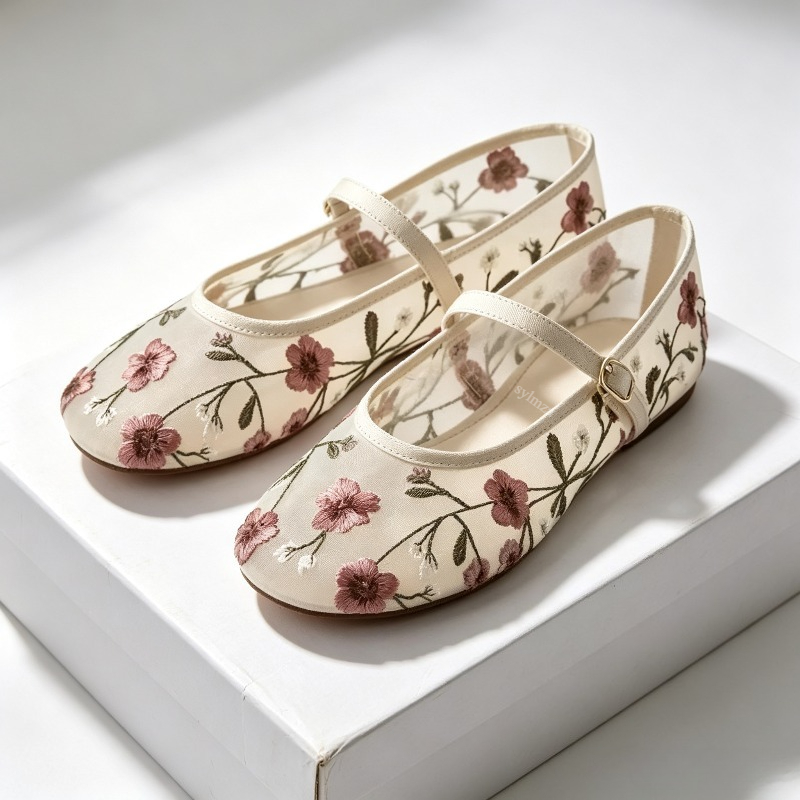 Maille brodée loisirs ballerin - Ethnic Fashion Brands avis et prix