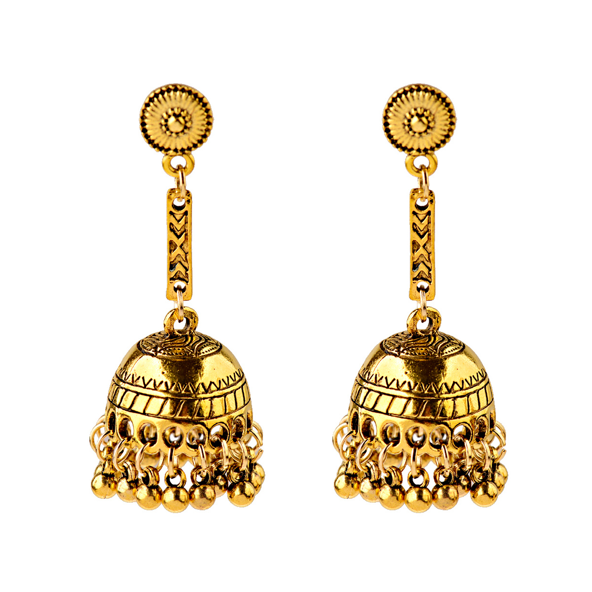 Boucles d'oreilles ethniques g - Ethnic Indian Fashion avis et prix