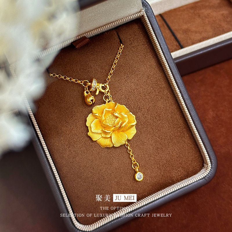 Collier en or véritable 24 car - Ethnic Fashion Store avis et prix