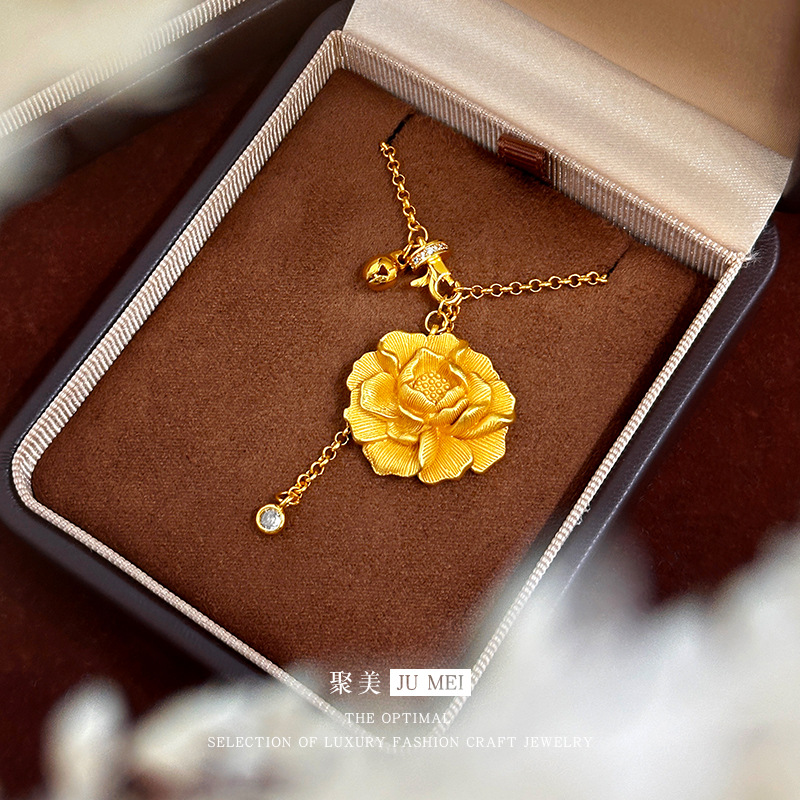 Collier en or véritable 24 car - Ethnic Fashion Store avis et prix