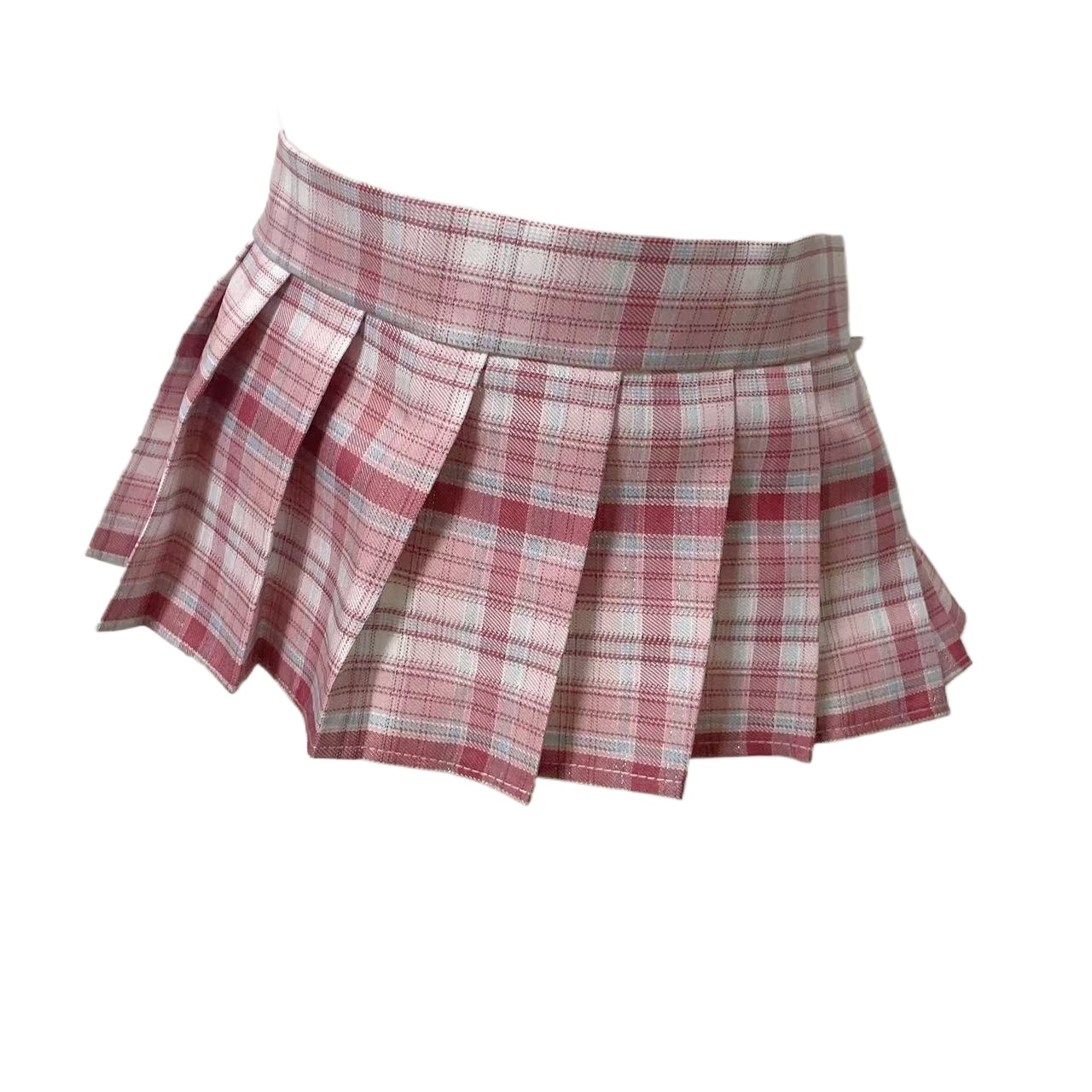 Mini-jupe plissée à carreaux p - Ethnic Outfit avis et prix