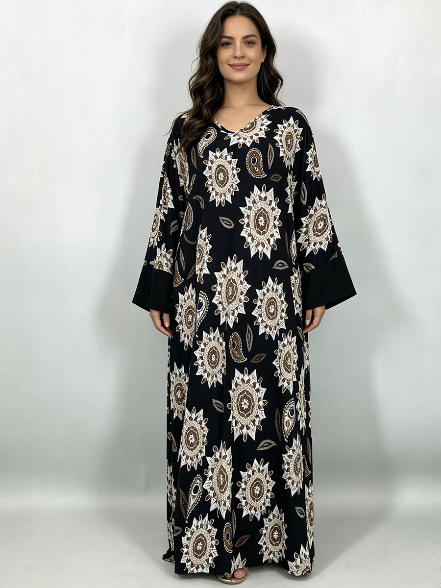 Robe maxi grande taille pour f - Ethnic Fashion Dress avis et prix