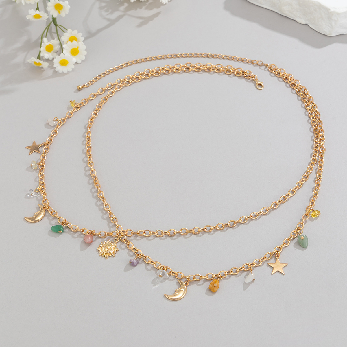 Boho étoile lune soleil penden - Ethnic Fashion Girls avis et prix