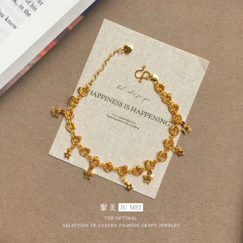 Bracelet en or véritable 24 ca - Ethnic Fashion Store avis et prix