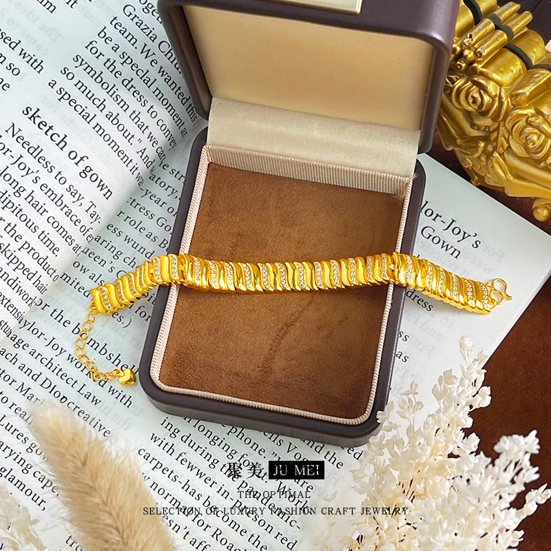 Bracelet en or véritable 24 ca - Ethnic Fashion Store avis et prix