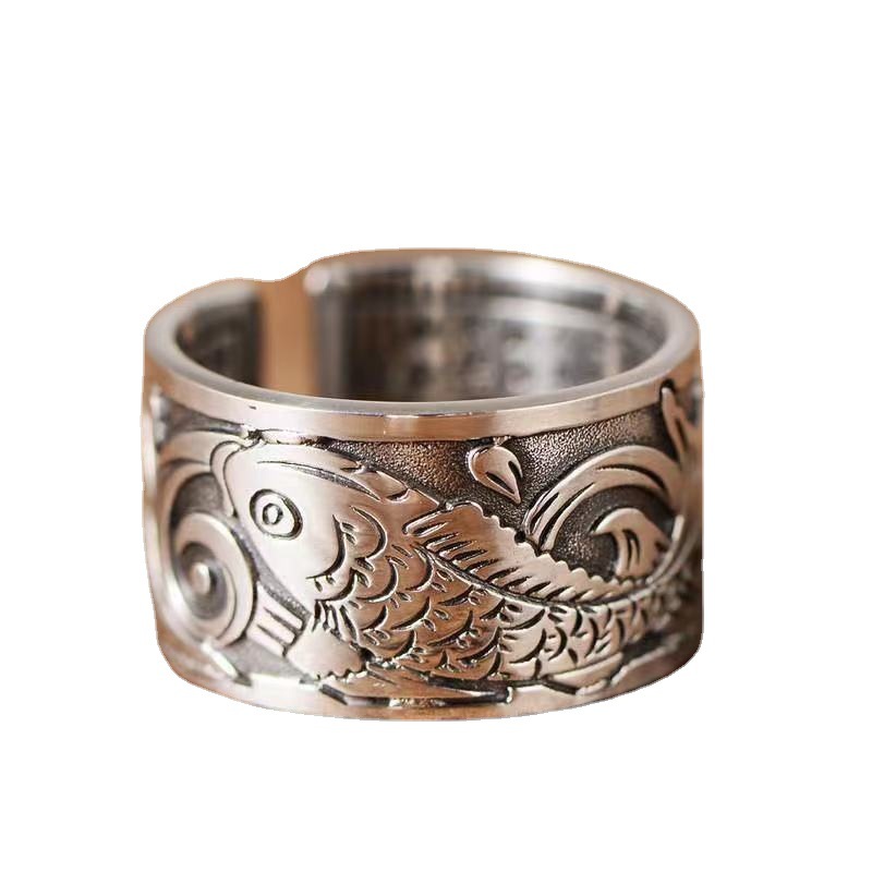 Bague d'ouverture à motif de p - Ethnic Fashion Brands avis et prix