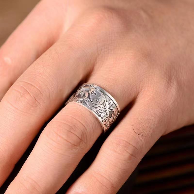 Bague d'ouverture à motif de p - Ethnic Fashion Brands avis et prix