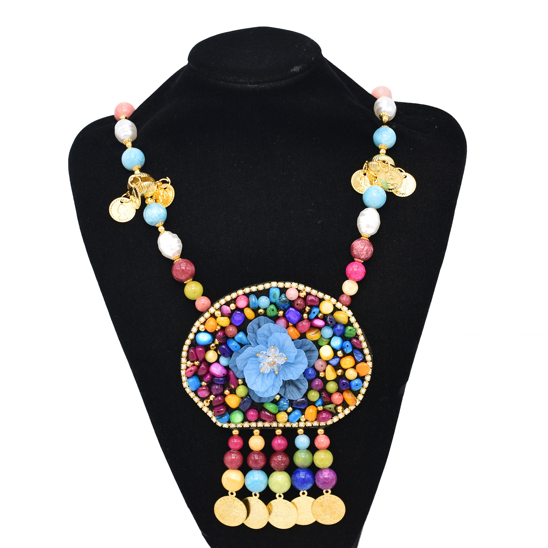 Ldealway-Collier en acrylique  - Ethnic Fashion Store avis et prix