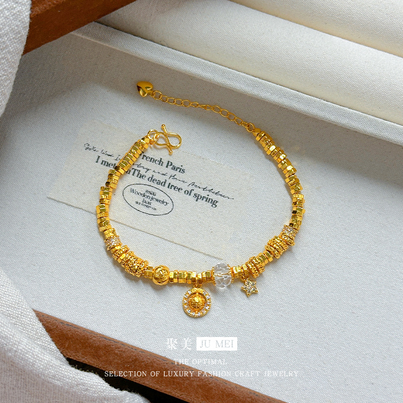 Bracelet en or véritable 24 ca - Ethnic Fashion Store avis et prix
