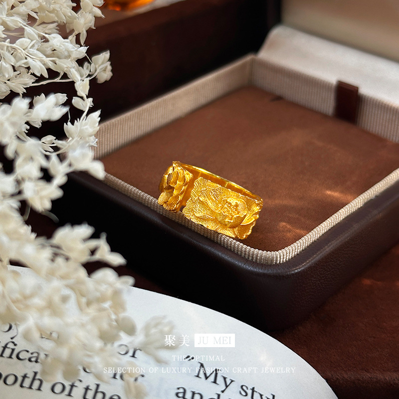Bague en or véritable 24 carat - Ethnic Fashion Store avis et prix