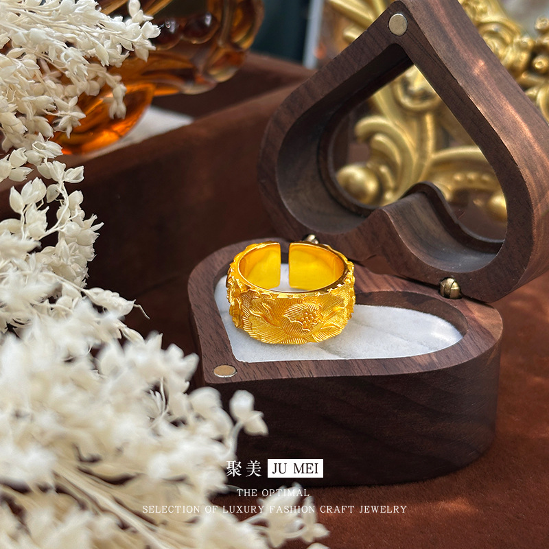 Bague en or véritable 24 carat - Ethnic Fashion Store avis et prix