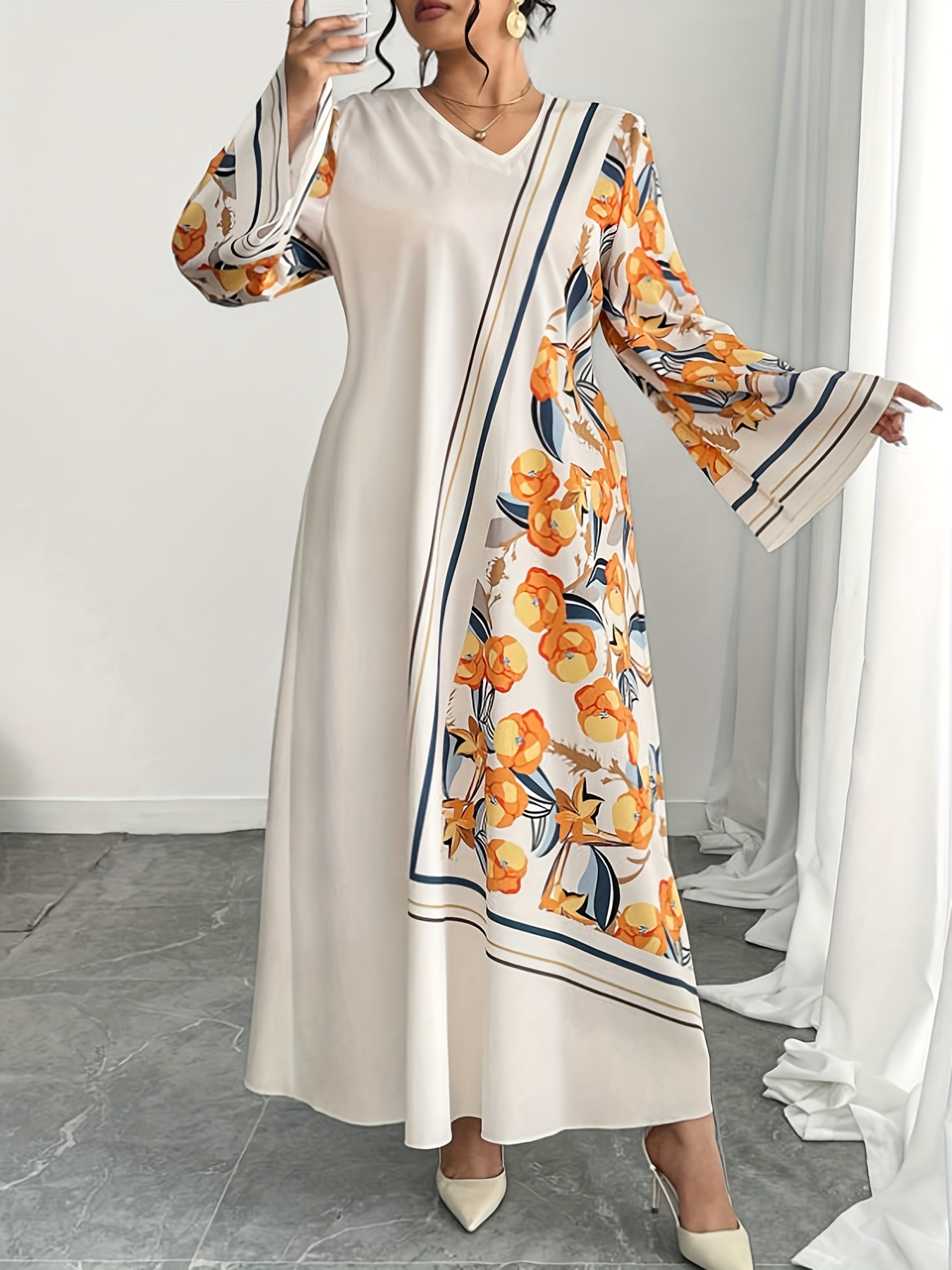 Robe longue pour femmes grande - Ethnic Fashion Dress avis et prix