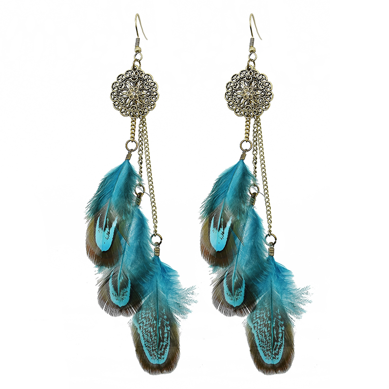 Boucles d'oreilles bohème en p - Ethnic Indian Fashion avis et prix