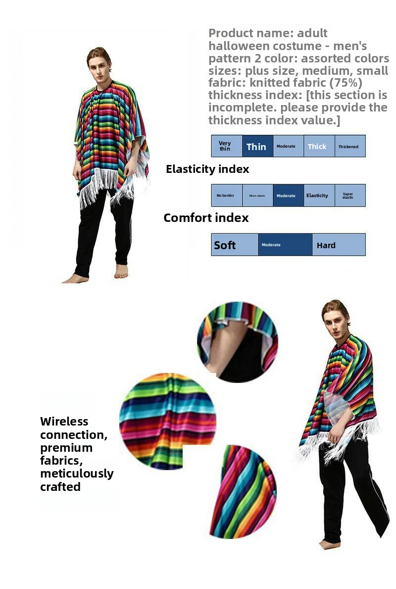 Cape d'Halloween pour adulte,  - Ethnic Fashion Brands avis et prix