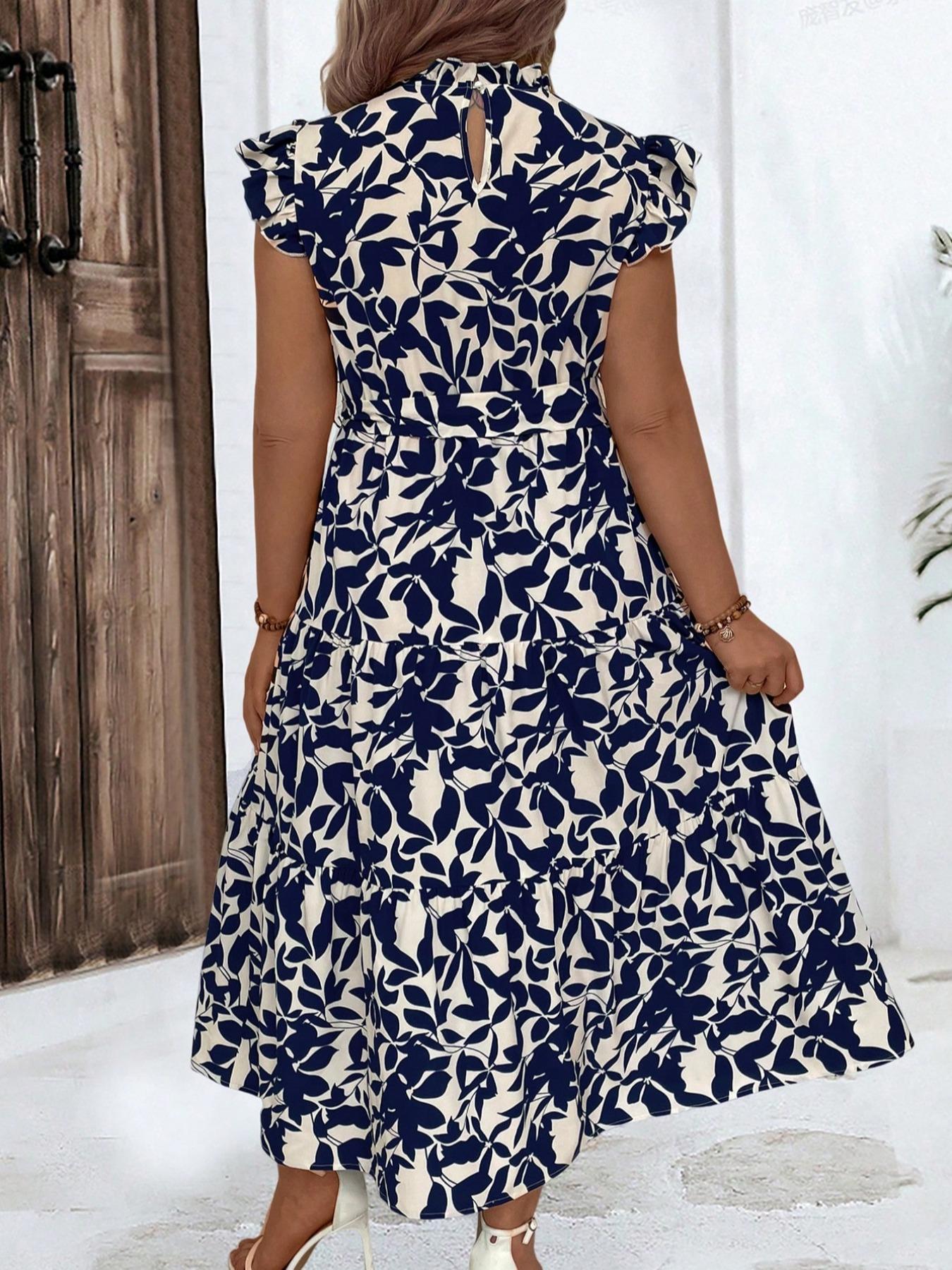 Robe grande taille à volants f - Ethnic Fashion Dress avis et prix