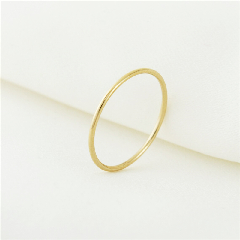 Bague empilable remplie d'or 1 - Ethnic Fashion Jewellery avis et prix