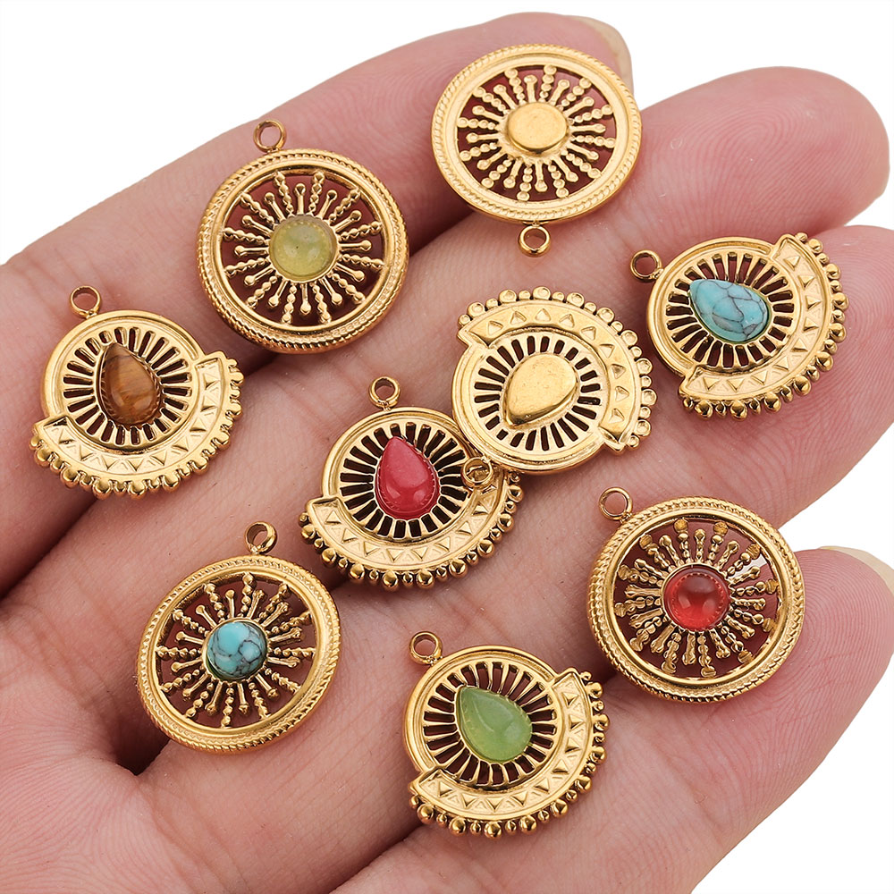 Lot de 4 pendentifs éventail e - Ethnic Fashion Accessories avis et prix