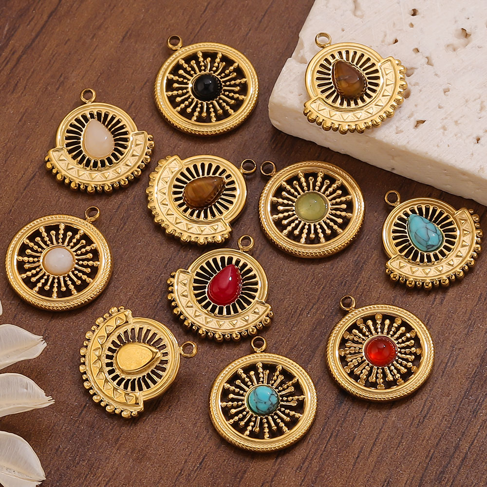 Lot de 4 pendentifs éventail e - Ethnic Fashion Accessories avis et prix