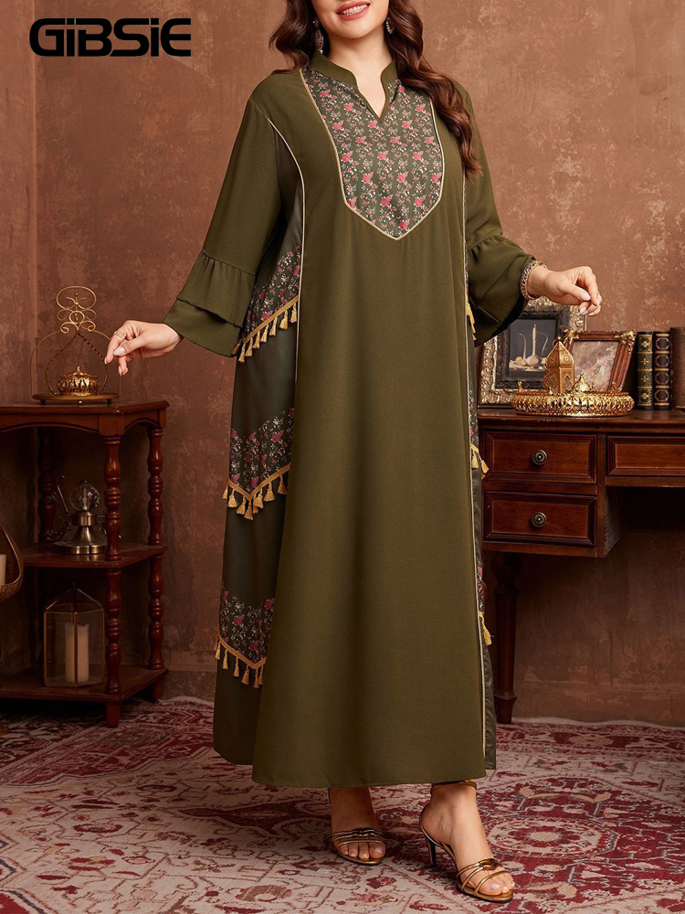Robe Abaya GIBSIE Grande Taill - Ethnic Style Dresses avis et prix